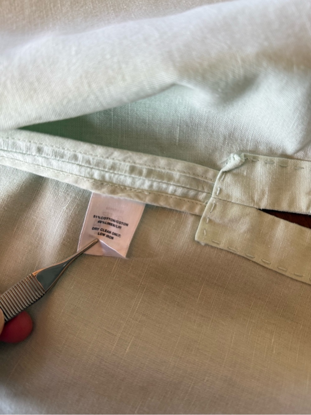 Lafayette 148 New York Mint Green Open-Front Blazer - Picture 6 of 6